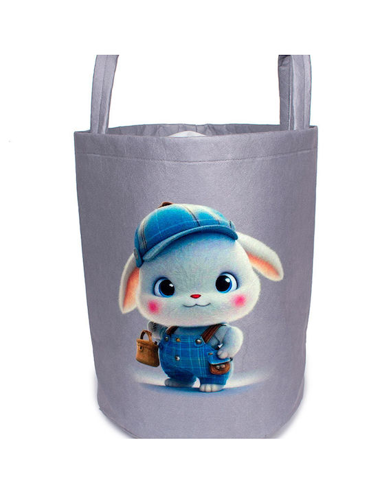Dimcol Детска кошница за съхранение Сив 50x30x45см 1бр