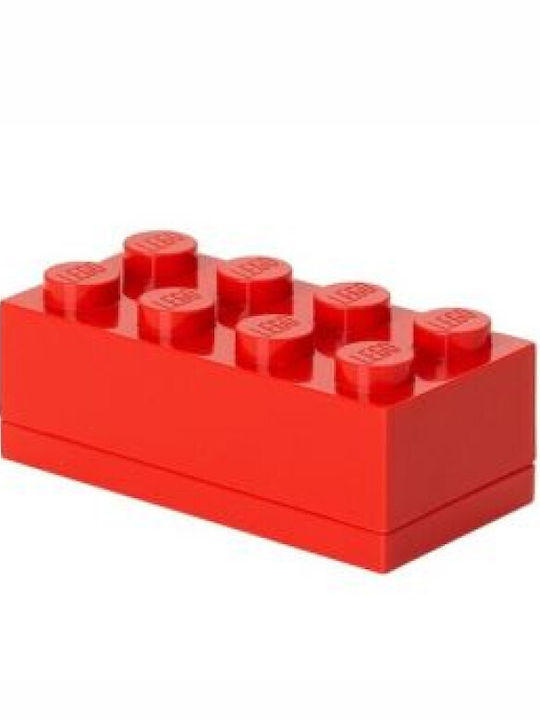 LEGO Παιδικό Κουτί Αποθήκευσης από Πλαστικό Κόκκινο