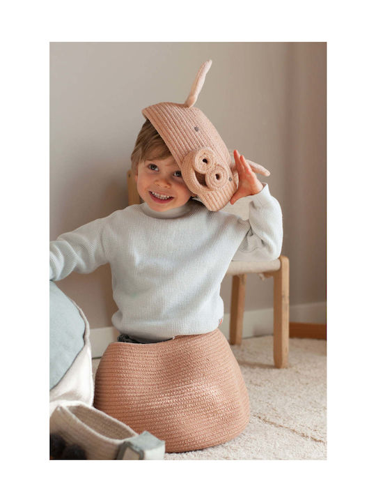 Lorena Canals Cutie de Depozitare Jucării pentru Copii din Țesătură Peppa Pig Roz 32x32x30cm 1buc