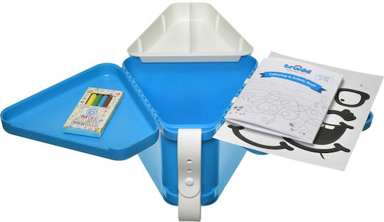 Trunki Kinder Aufbewahrungsbox aus Kunststoff Teebee Blau 18x18x16cm 1Stück