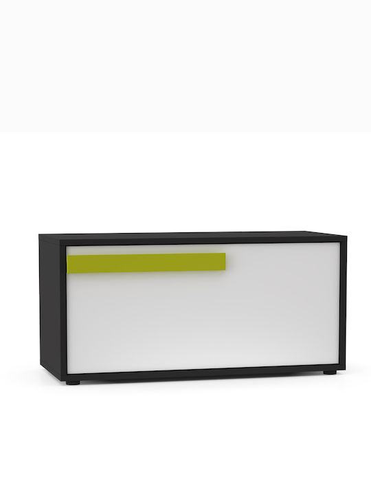 Alphab2b Children's Storage Box made of Wood Alex White 84x35x39cm 1pcs