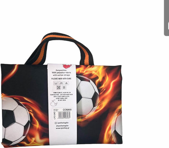 Lyc Sac Παιδικό Καλάθι Απλύτων από Ύφασμα Fireball Μαύρο 50x45x50cm