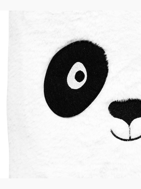 Atmosphera Παιδικό Καλάθι Αποθήκευσης από Ύφασμα Panda Λευκό 35x35x40cm