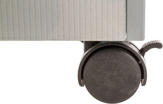 Atmosphera Kinder Aufbewahrungsbox aus Holz Roulettes Trunk Gray 48x28x28.5cm 1Stück