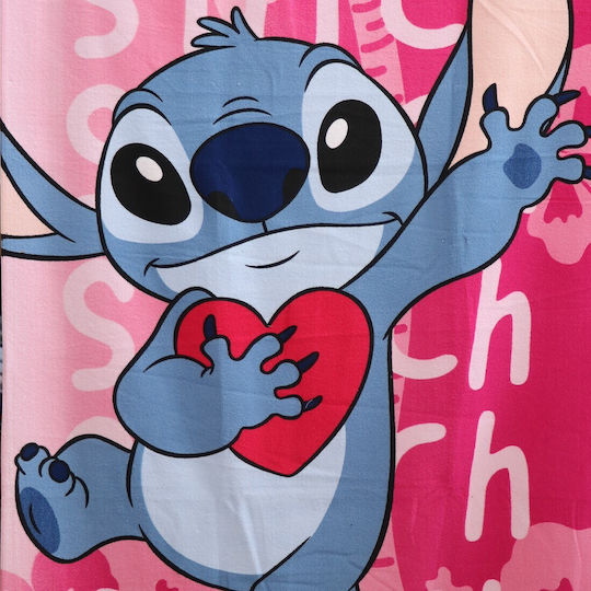 Disney Stitch Heart Beach Towel 70x140cm