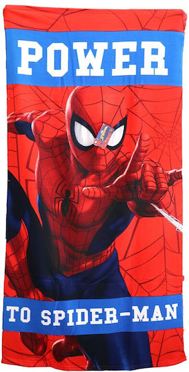 Πετσέτα Παραλίας Αγόρι Spiderman-ye18130-red