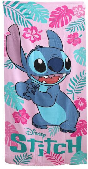 Disney Stitch Flower Pink Beach Towel 70x140cm