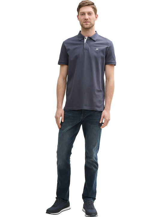 Basic Polo Μπλούζα Κοντομάνικη Gray