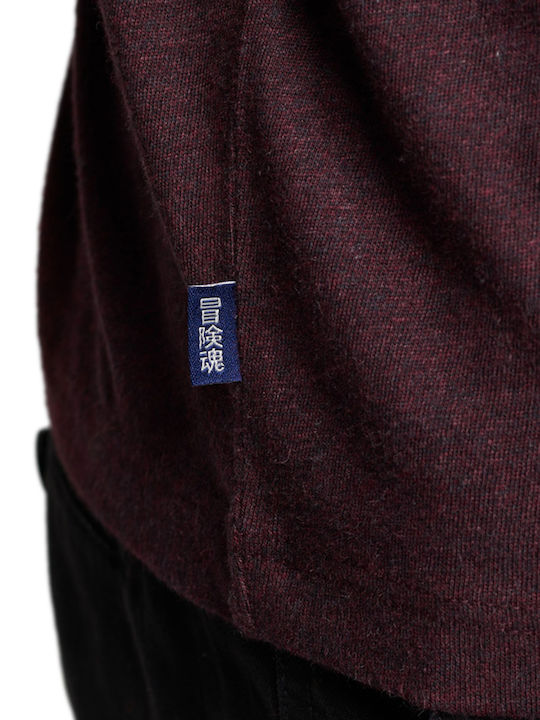T-shirt Deepest Burgundy Grit