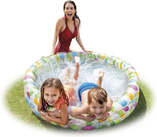 Intex Splash Children's Round Swimming Pool 248L Inflatable 132x28cm Fruity Delight Fishbowl