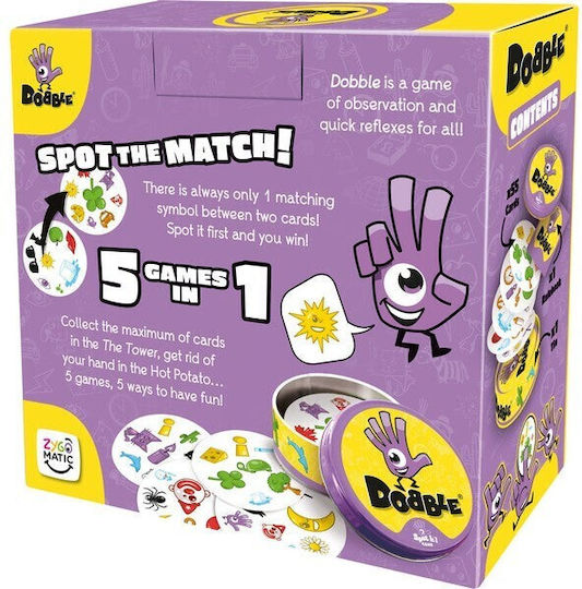 Joc de Societate Dobble Nordic pentru 2-8 Jucători 6+ Ani (EN) Asmodee