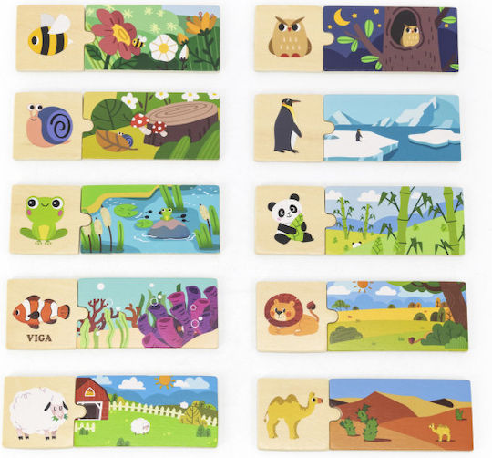 Wooden Kids Puzzle Viga Toys
