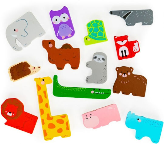 Holz Kinder Steckpuzzle 14pcs Moni