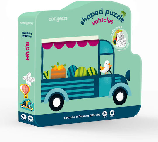 Kids Puzzle Shaped, Vehicles for 2+ years+ Years 18pcs Oddy At Sea