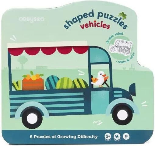 Kids Puzzle Shaped, Vehicles for 2+ years+ Years 18pcs Oddy At Sea