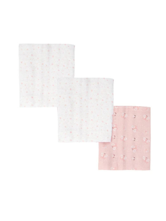 Bimbidreams Σετ Πάνες Αγκαλιάς Pink Σε Κουτί 80x80cm. 3τμχ