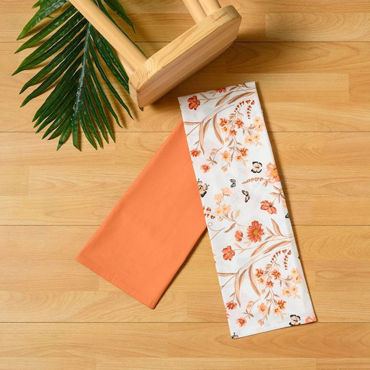 abo Kuscheldecken Orange Orange 75x75cm. 2Stück