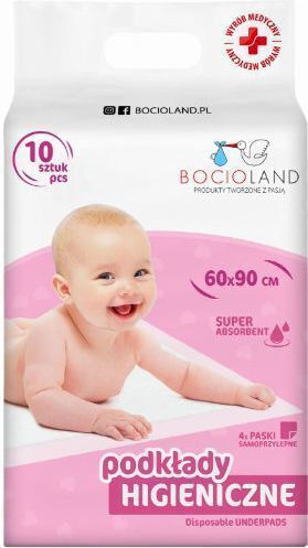 Bocioland Baby Burp Cloth Disposable 60x90cm 10 Pieces