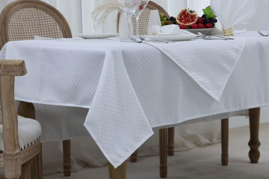Liolios Home Tablecloth Set Ivory 160x220cm