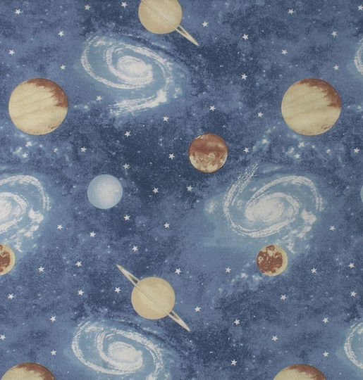 Dimcol Bettwäsche-Set Einzel Baumwolle Blue 160x240cm 2Stück