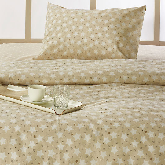 Whitegg Single Set Beige/White 165x240cm Whitegg Single Set Beige/White 165x240cm
