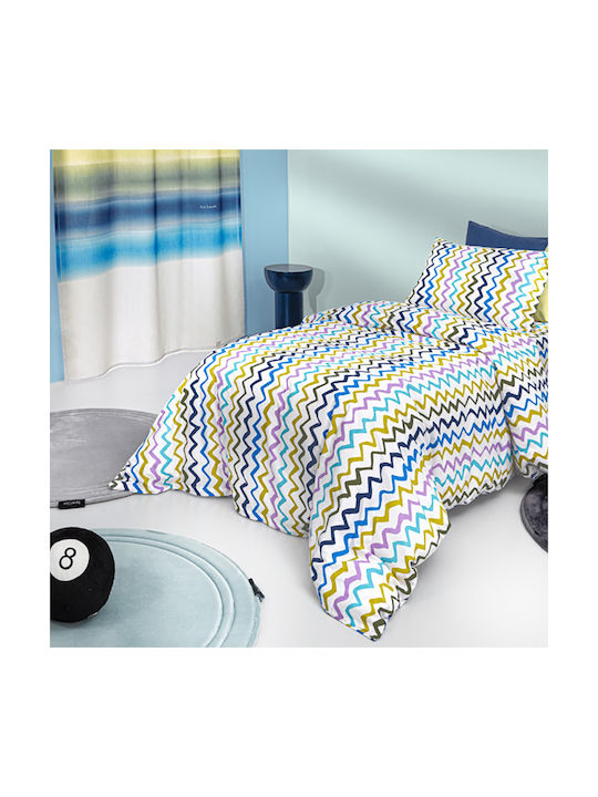 Guy Laroche Sheet Set Single Cotton Multi 160x250cm 1110030224016 3pcs