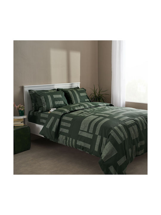 Charalambidis Textiles Single with Elastic Band Green 90x200cm Charalambidis Textiles Single with Elastic Band Green 90x200cm