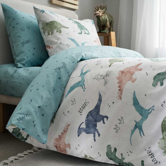 Vesta Home Σετ Σεντόνια Μονά Βαμβακερά Rex Multi 170x260cm 3τμχ
