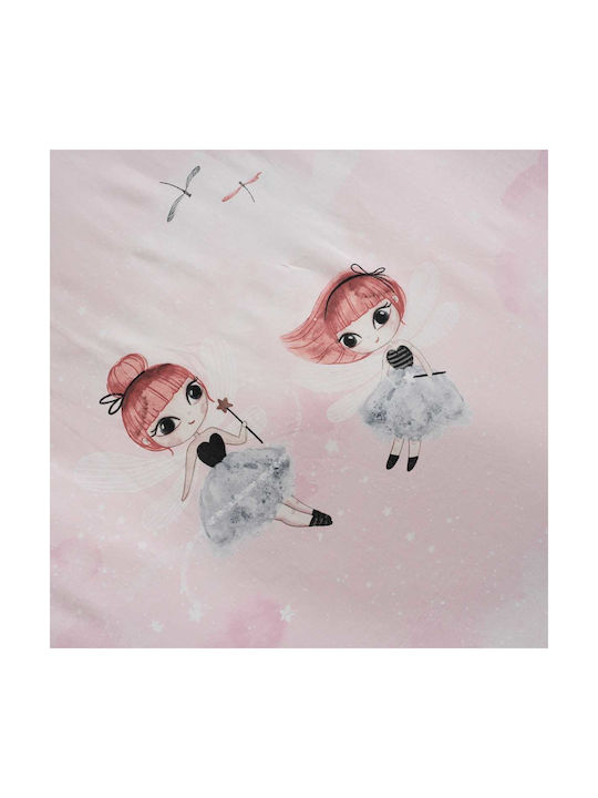 Vesta Home Kids Sheets Set Single Cotton Rozy Pink 170x260cm 3 Pieces