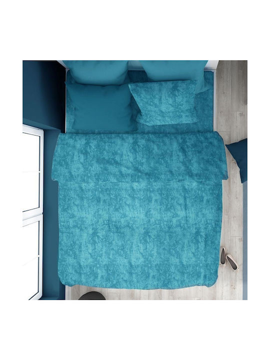 Dimcol Set Cearceafuri Pentru Copii Single Turcoaz 160x240cm