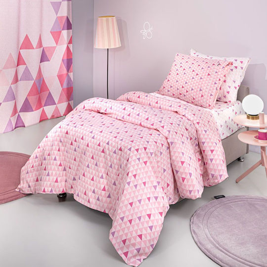 Guy Laroche Bettwäsche-Set Einzel Baumwolle Two 2 Twenty Fuchsia 165x250cm 3Stück