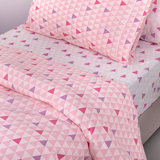 Guy Laroche Bettwäsche-Set Einzel Baumwolle Two 2 Twenty Fuchsia 165x250cm 3Stück