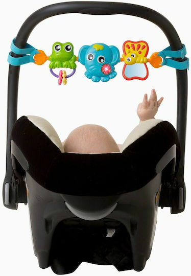 Playgro Μπάρα Κούνιας και Καροτσιού με Καθρέφτη Travel Trio