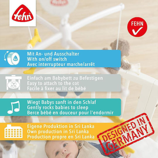 Fehn Mobile for Cot with Music for 0++ Months