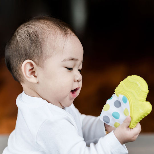 Bbluv Teething Glove made of Silicone for 3 m+ Lime