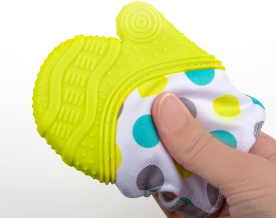 Bbluv Teething Glove made of Silicone for 3 m+ Lime