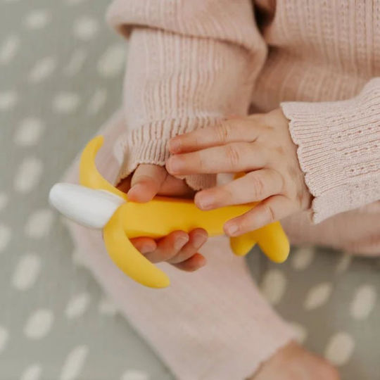 Nuby Banana Teething Ring from Silicone for 3 m+