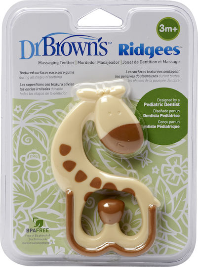Dr. Brown's Giraffe Teething Ring made of Silicone for 3 m+