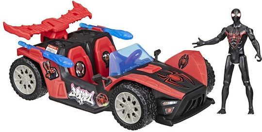 Hasbro Spider-Man Venomversus Epic World Of Action Car Miles Morales Remix Blast Racer 1:10 for Ages 4+