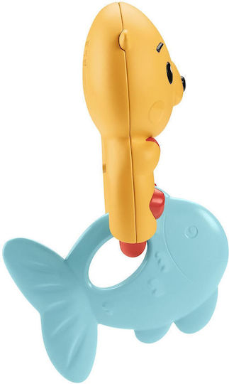 Fisher Price Otter Silicone Teething Rattle Teethers & Teething Relief for 3 m+ Otter