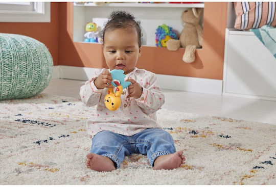 Fisher Price Otter Silicone Teething Rattle Teethers & Teething Relief for 3 m+ Otter