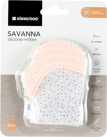 Kikka Boo Savanna Teething Glove BPA Free Silicone for 0 m+