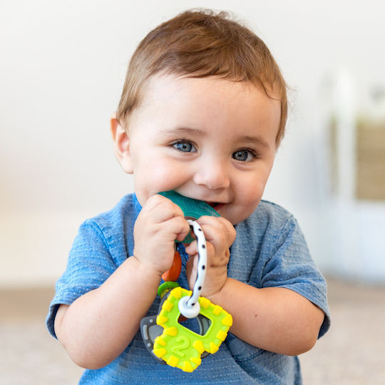 Infantino Teething Rattle for 0 m+ Slide & Chew