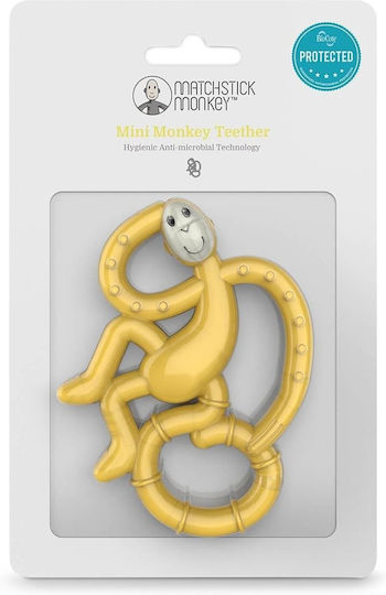 Matchstick Monkey Dancing Monkey Teething Ring BPA Free Silicone for 0 m+