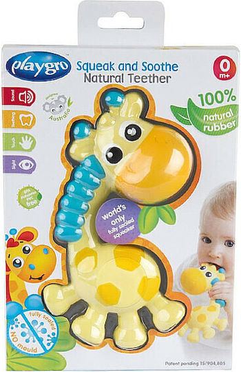 Playgro Teething Ring Rubber for 3 Months+