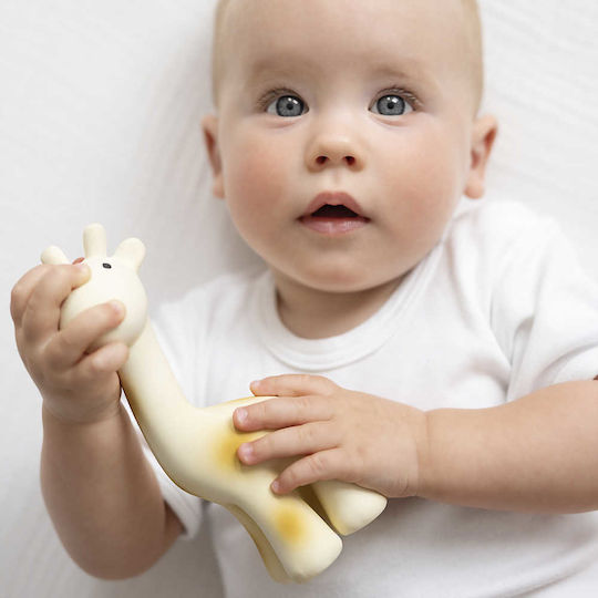 Tikiri Giraffe Teething Teether Rattle Rubber for 0 Months+