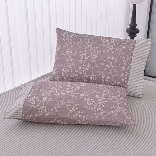 Liolios Home Σετ Υπέρδιπλο 4τμχ 245x270εκ. Μωβ Liolios Home Σετ Υπέρδιπλο 4τμχ 245x270εκ. Μωβ