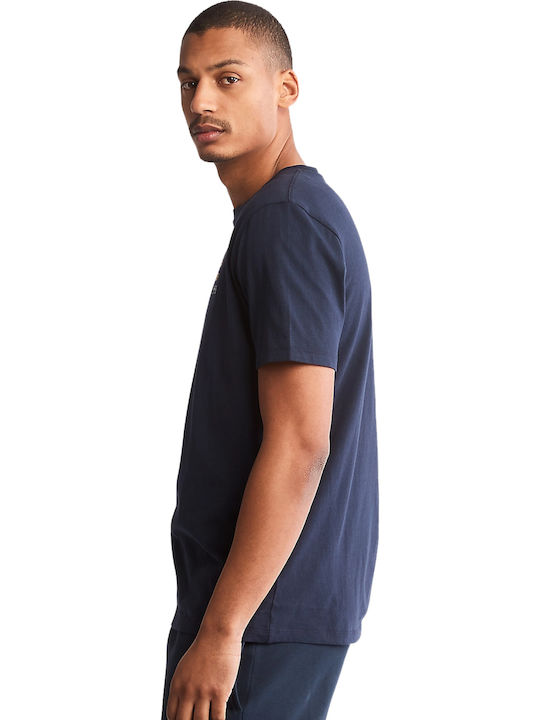 Wind Water Earth T-shirt Navy Μπλε