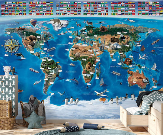 Walltastic Kids Paper Wallpaper L305xH248cm
