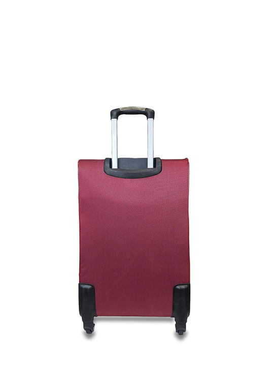 Medium Suitcase Nylon Skiathos Red